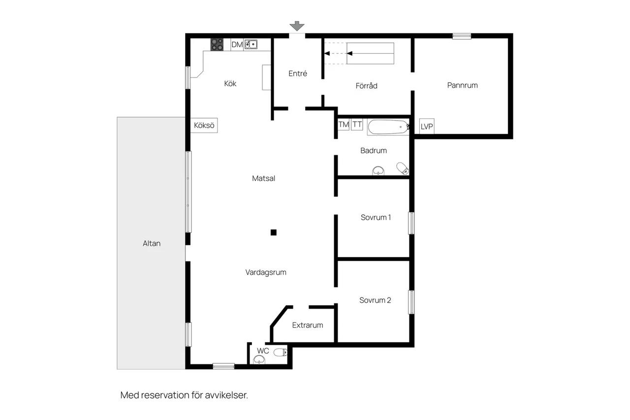 Floor plan for Björkhult 3