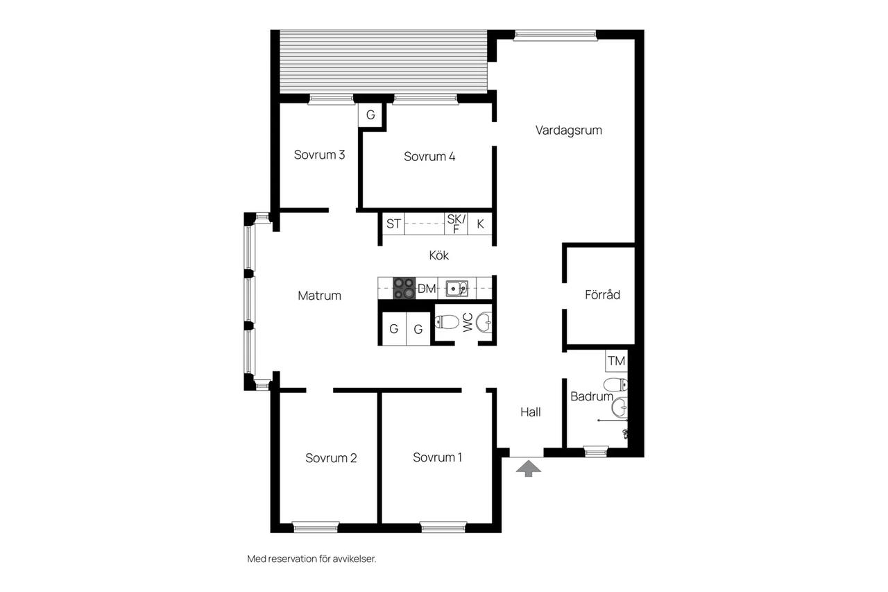 Floor plan for Langelandsgatan 3