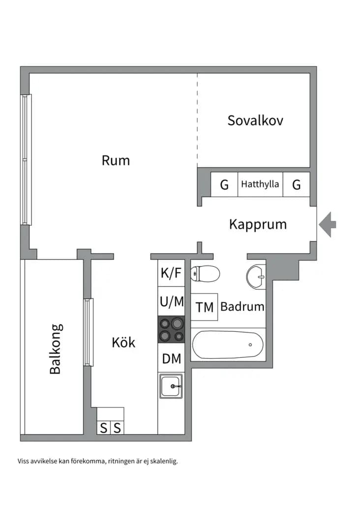 Planritning för Viktor Rydbergsgatan 38