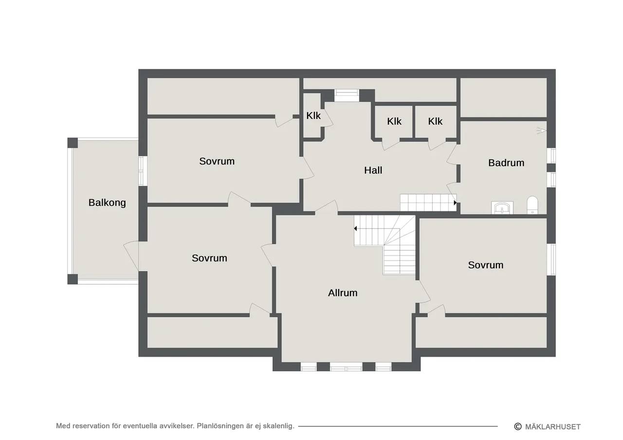 Floor plan for Mauritz Ols väg 4
