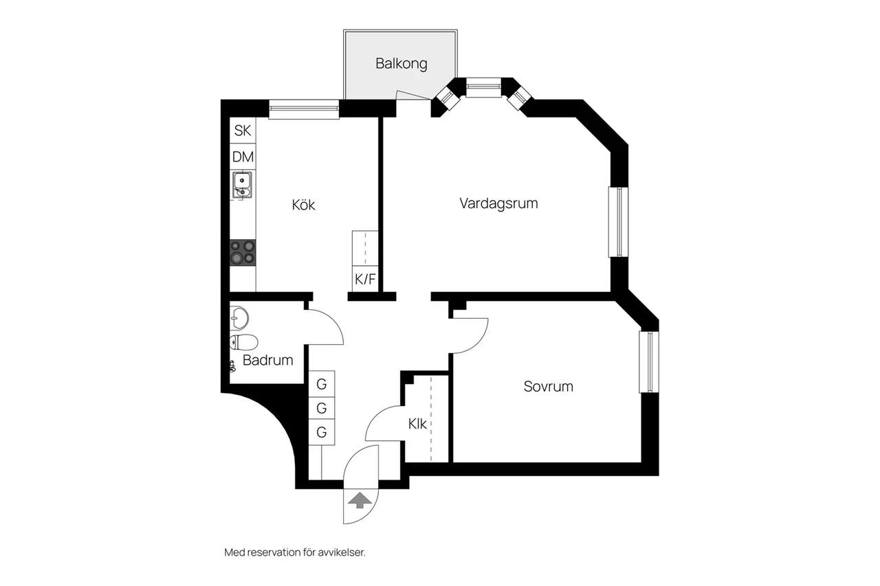 Planritning för Fjällkroken 1