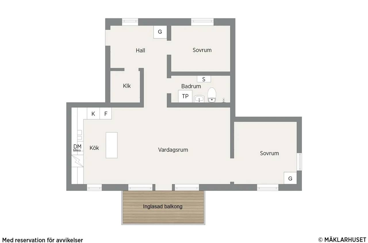 Floor plan for Norra Majorsgatan 17 B