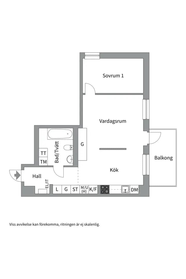 Floor plan for Tollare Ängsväg 24