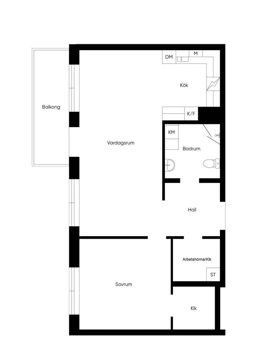 Floor plan for Pressarvägen 6