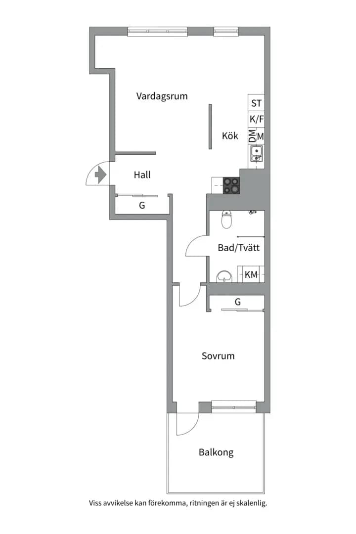 Planritning för Kryddblandargatan 13