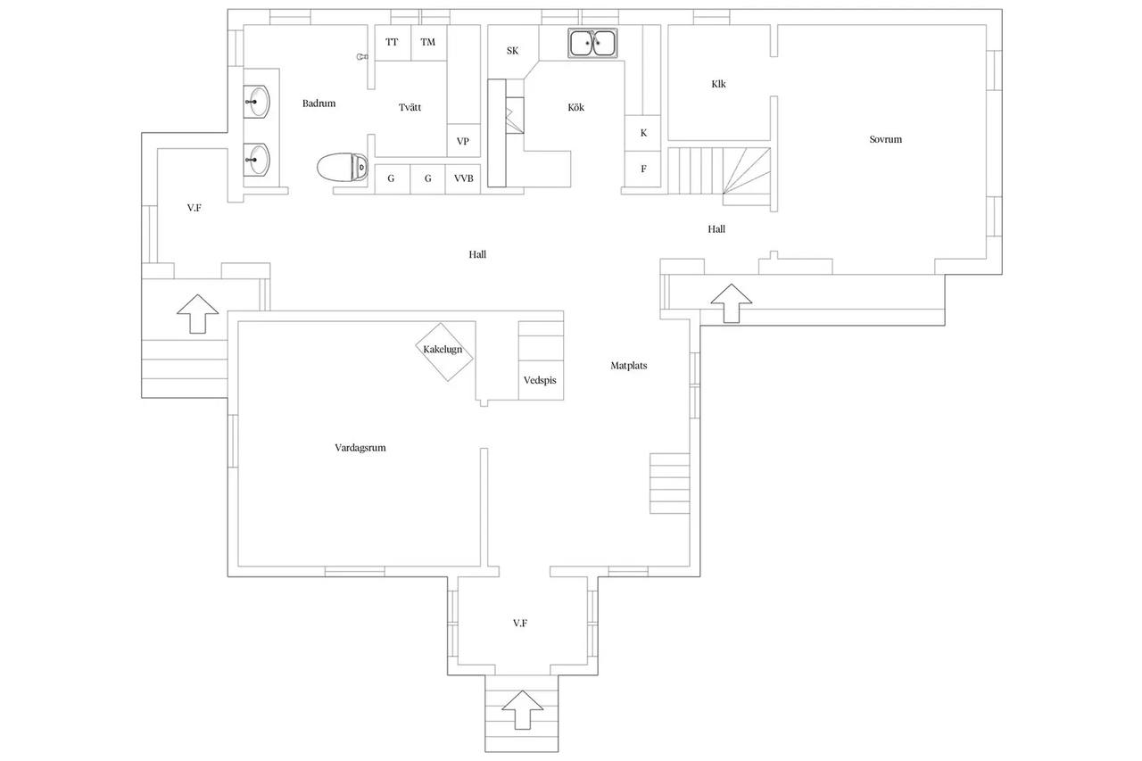 Planritning för Delsjökärrvägen 25