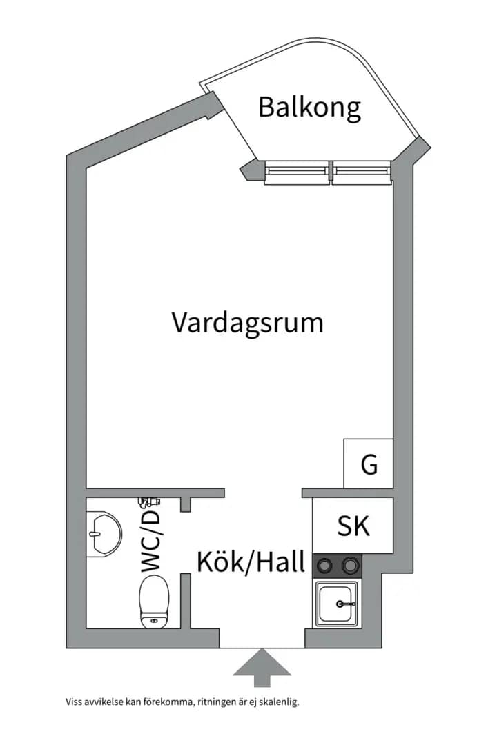 Planritning för Odensgatan 18