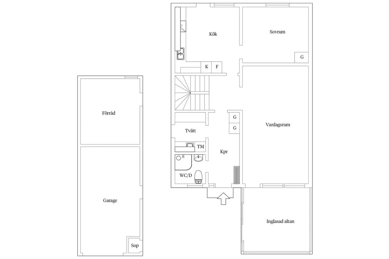 Floor plan for Smältverksgatan 103