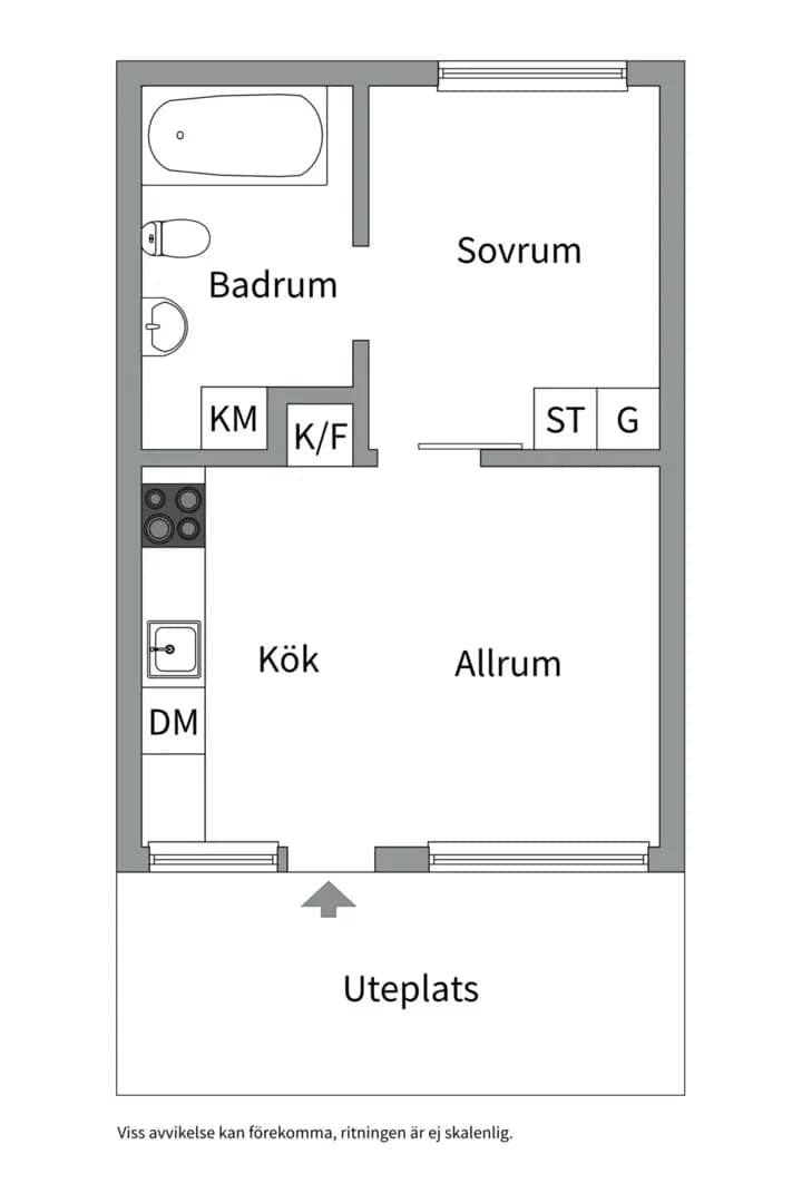 Floor plan for Tollareslingan 1