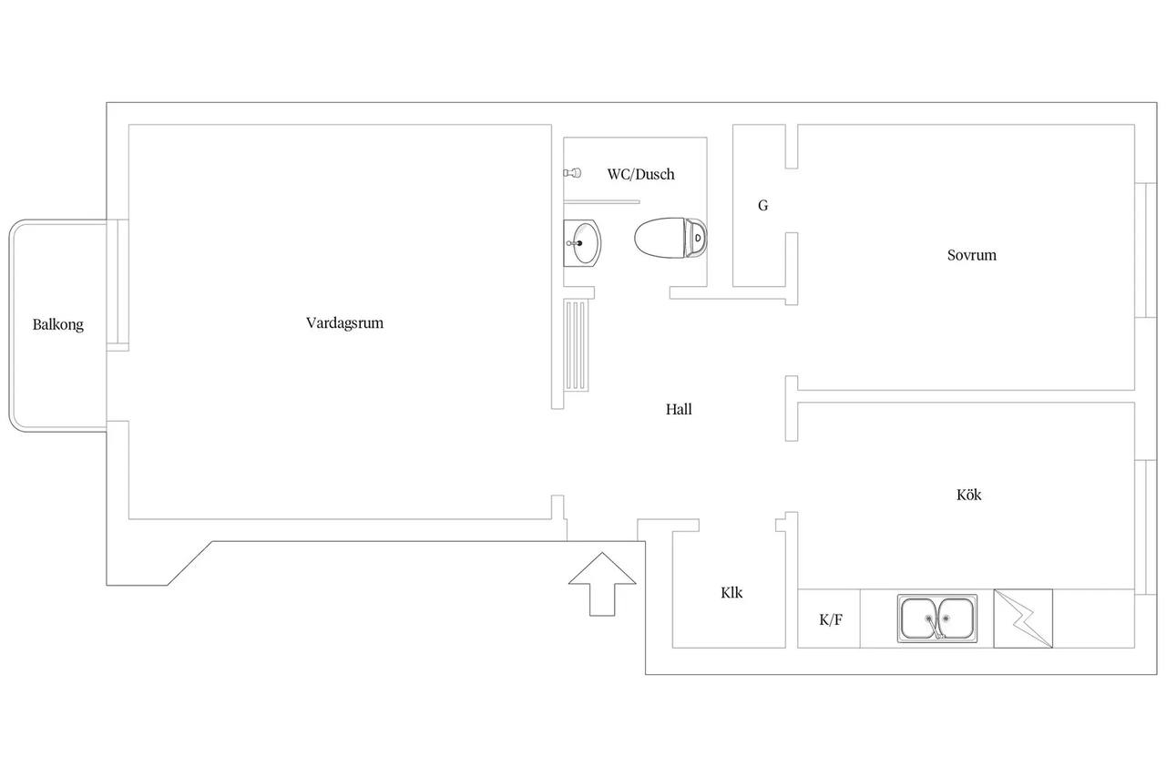 Planritning för Guldpokalsgatan 6D
