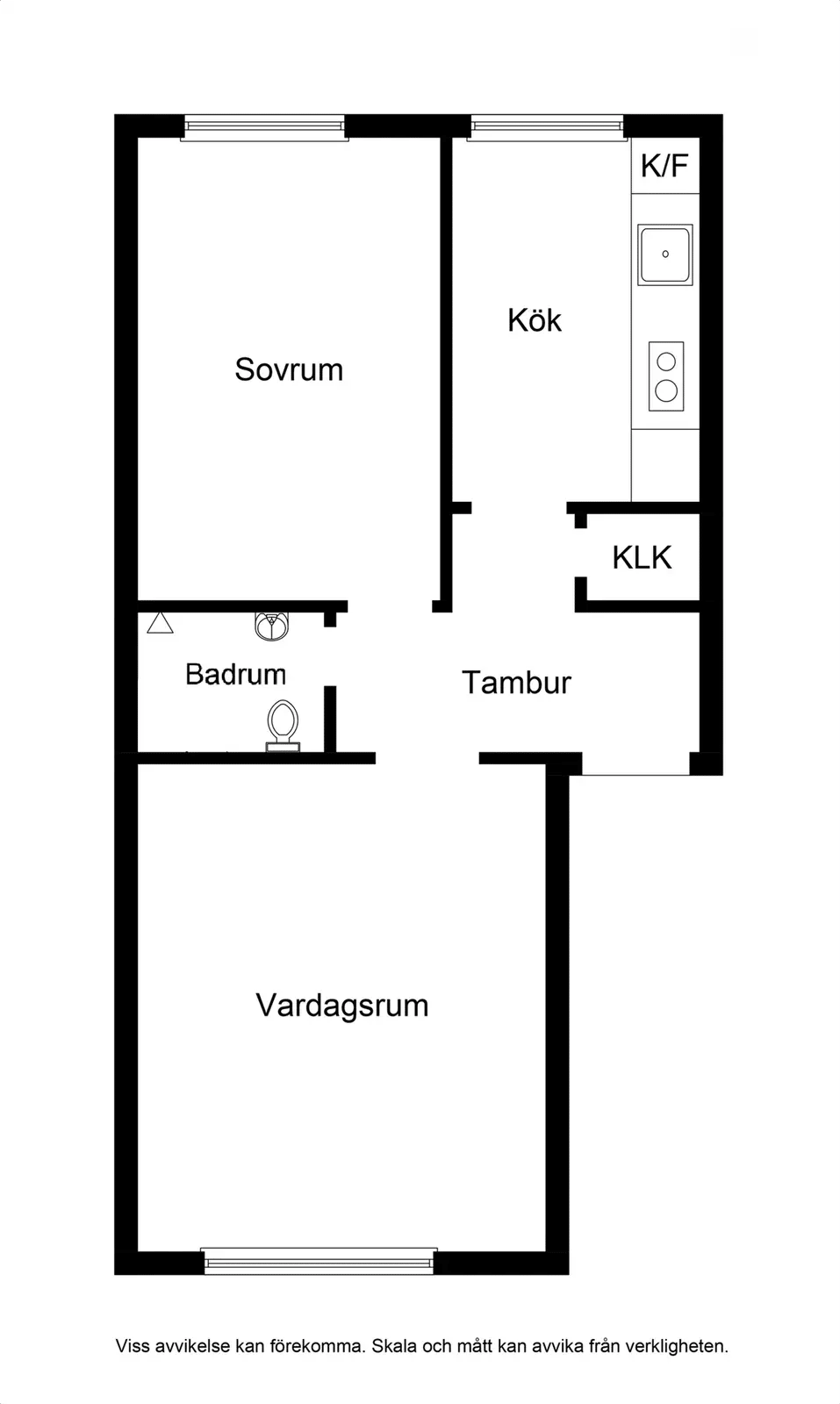 Floor plan for Nobelvägen 85 B