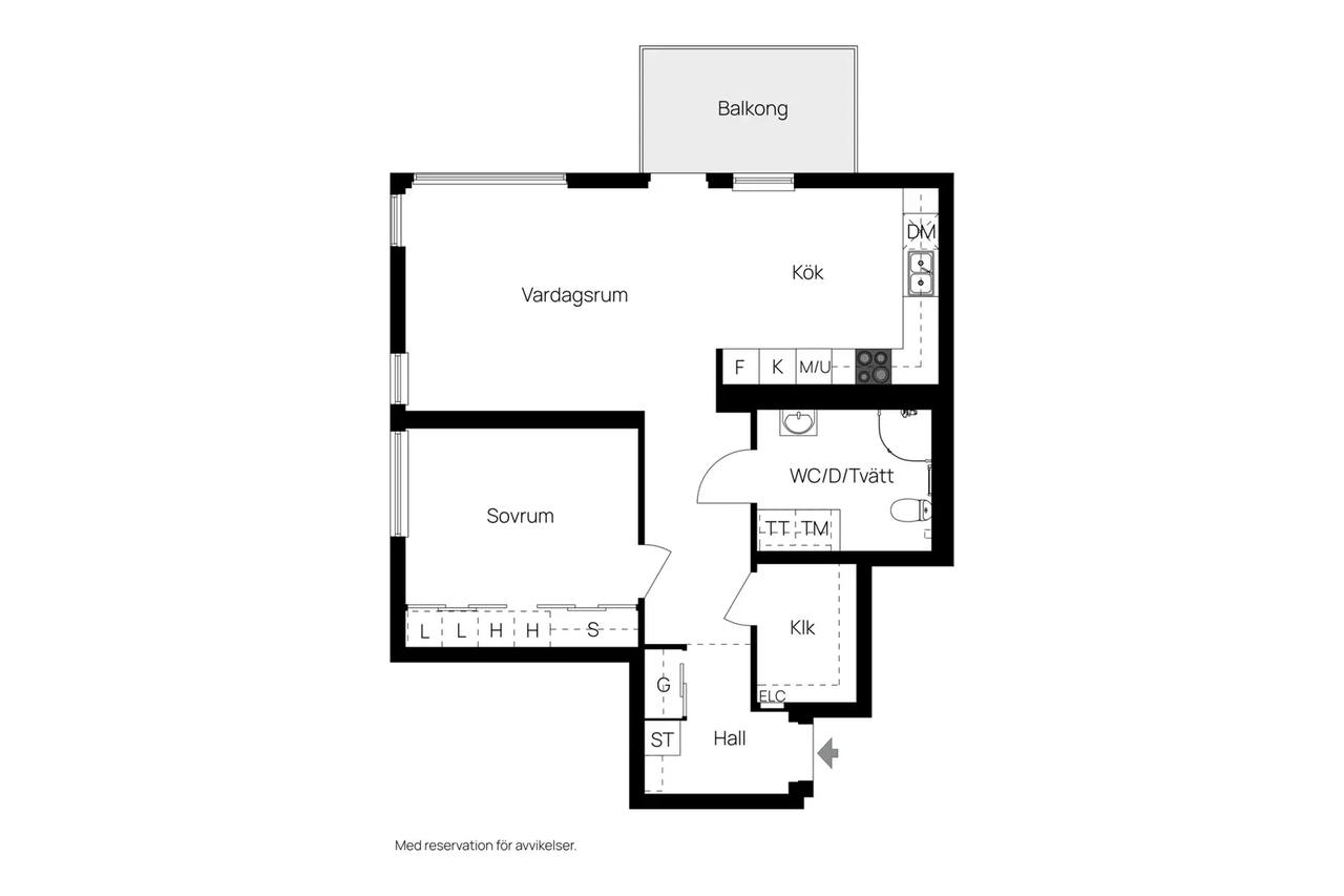 Floor plan for Vingrens Väg 15