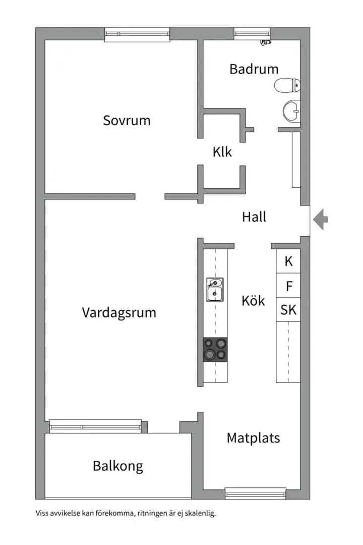 Planritning för Viktor Rydbergsgatan 9