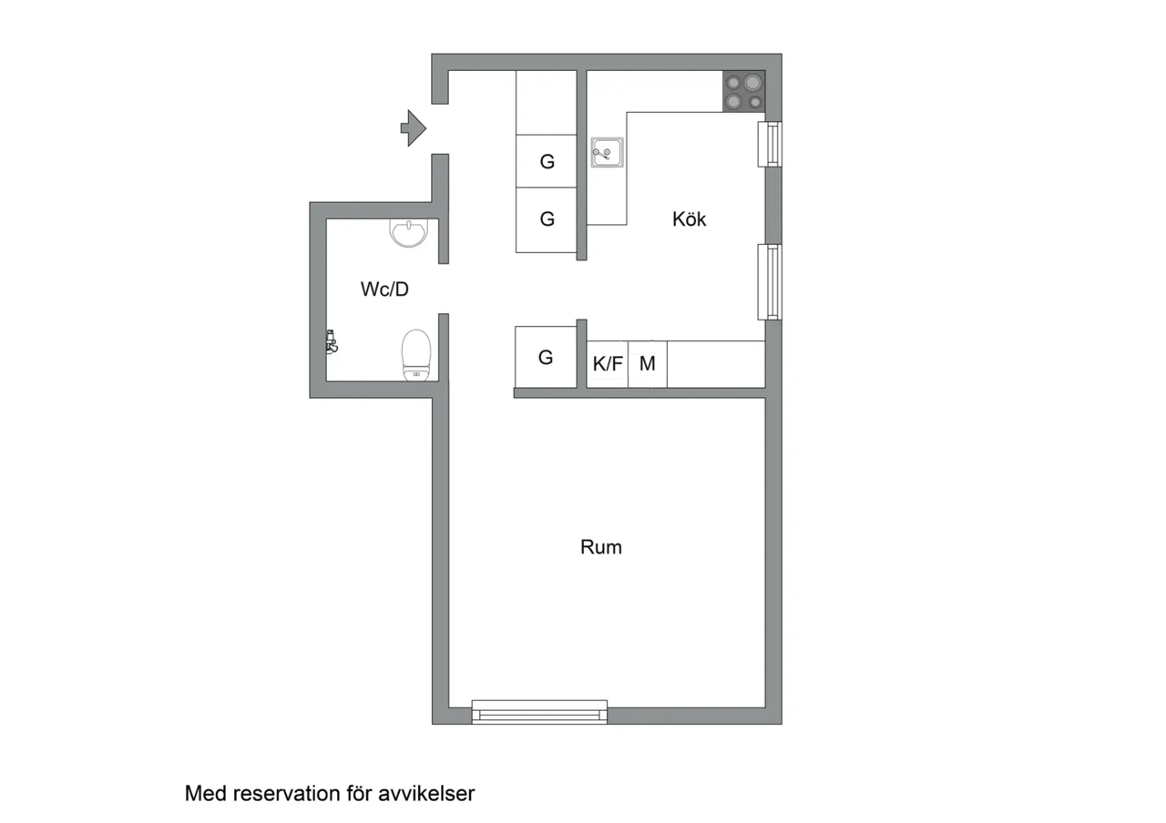 Floor plan for Bällstavägen 49
