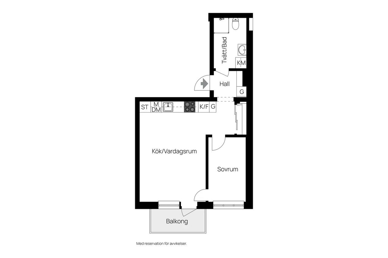 Floor plan for Lägerhöjdsgatan 9d