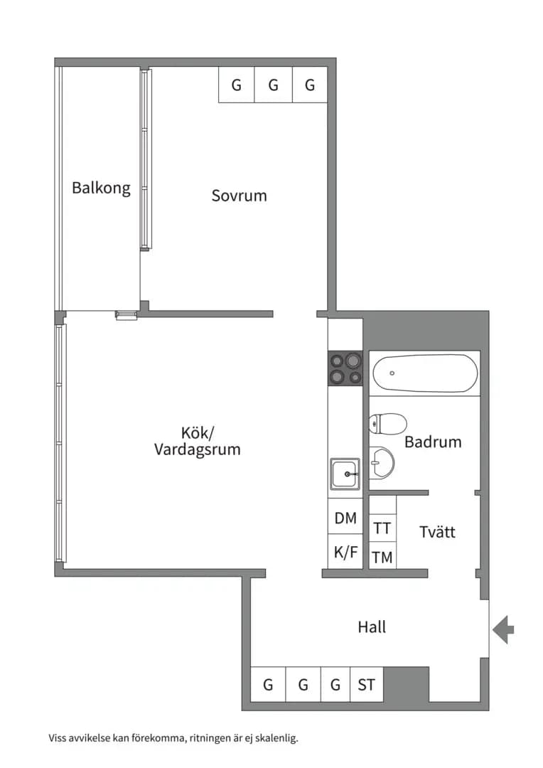 Floor plan for Tollarevägen 53