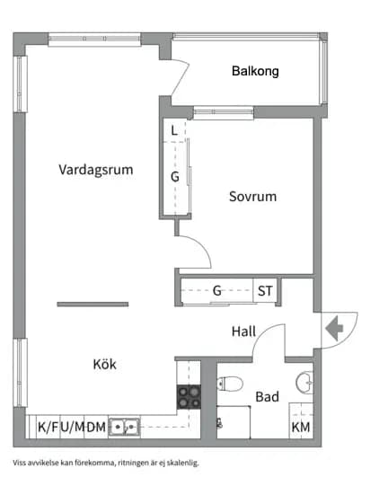 Planritning för Gamla Skärgårdsvägen 18