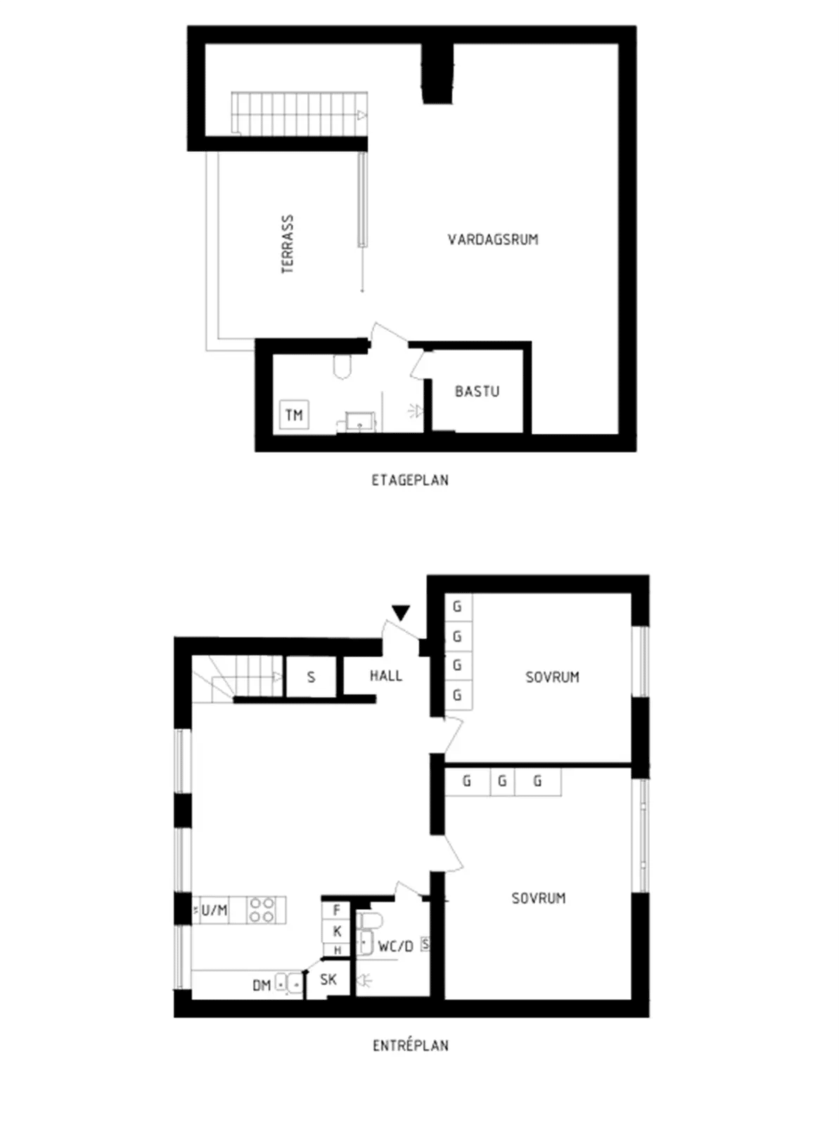 Floor plan for Humblegatan 18a