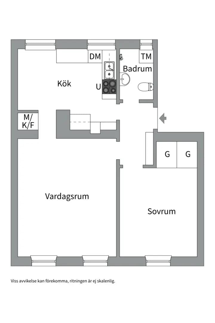 Floor plan for Mellanbergsvägen 9