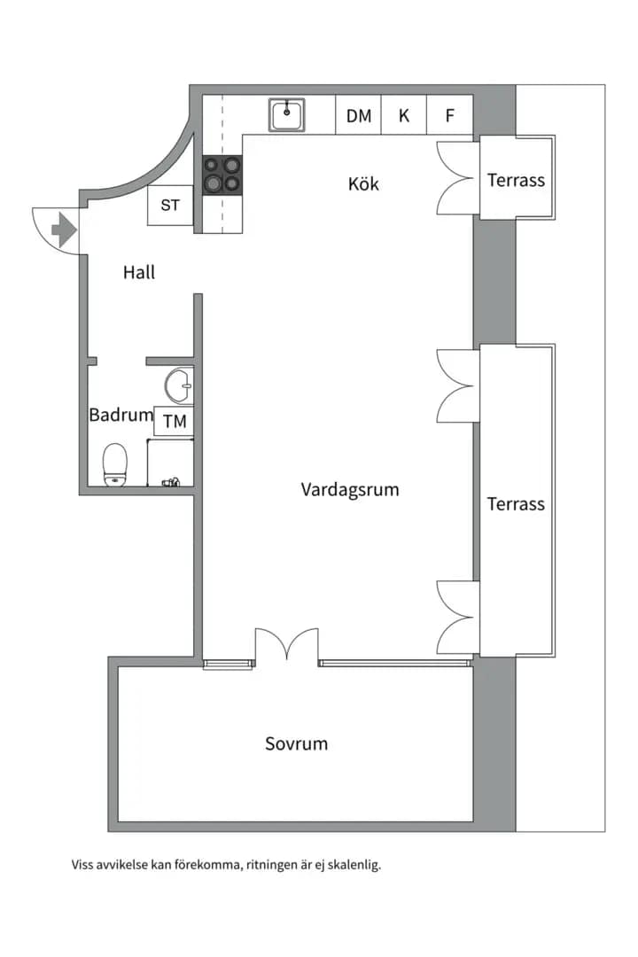 Floor plan for Sparbanksvägen 14