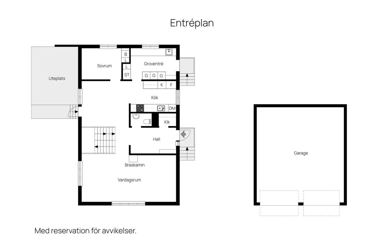 Planritning för Fågelvägen 4