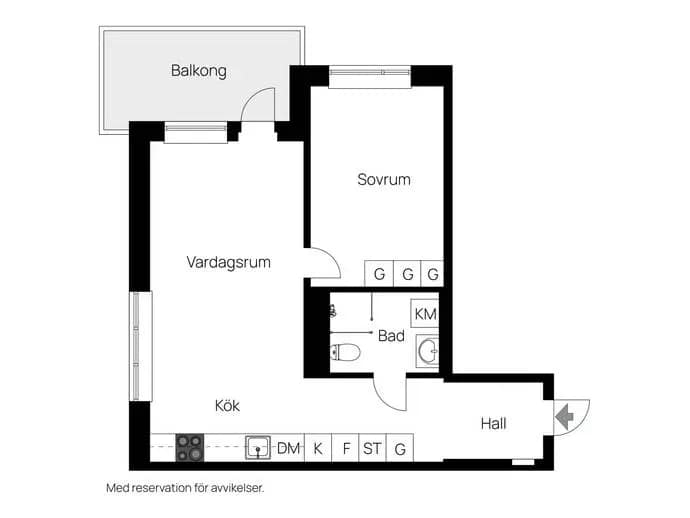 Floor plan for Zetterlundsslingan 4