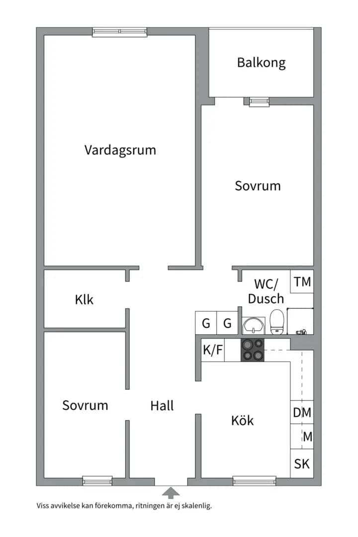 Planritning för Knotavägen 26