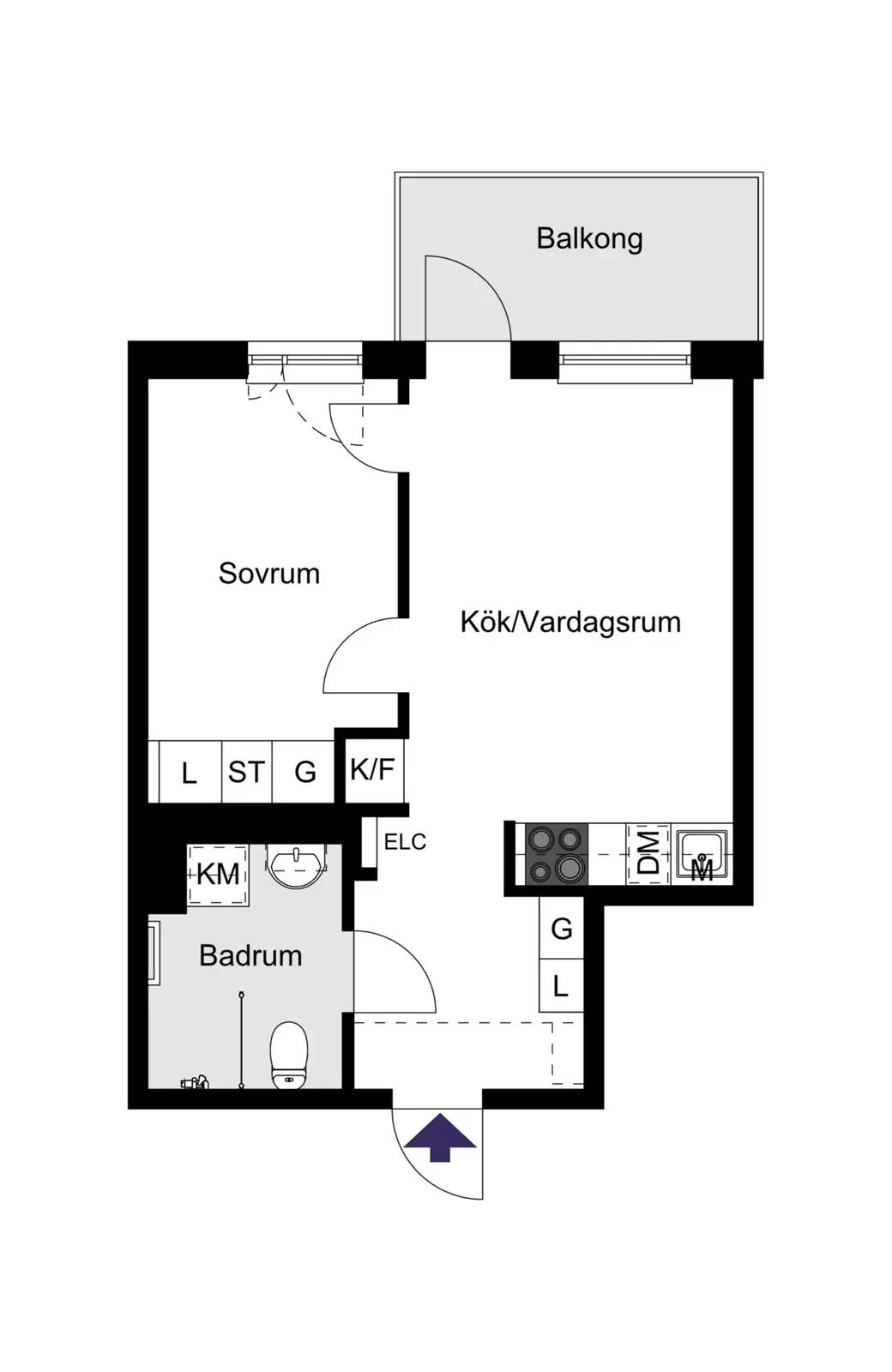 Floor plan for Forskningsringen 80