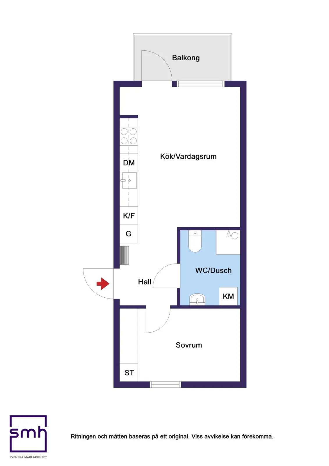 Floor plan for Gaffelseglet 35