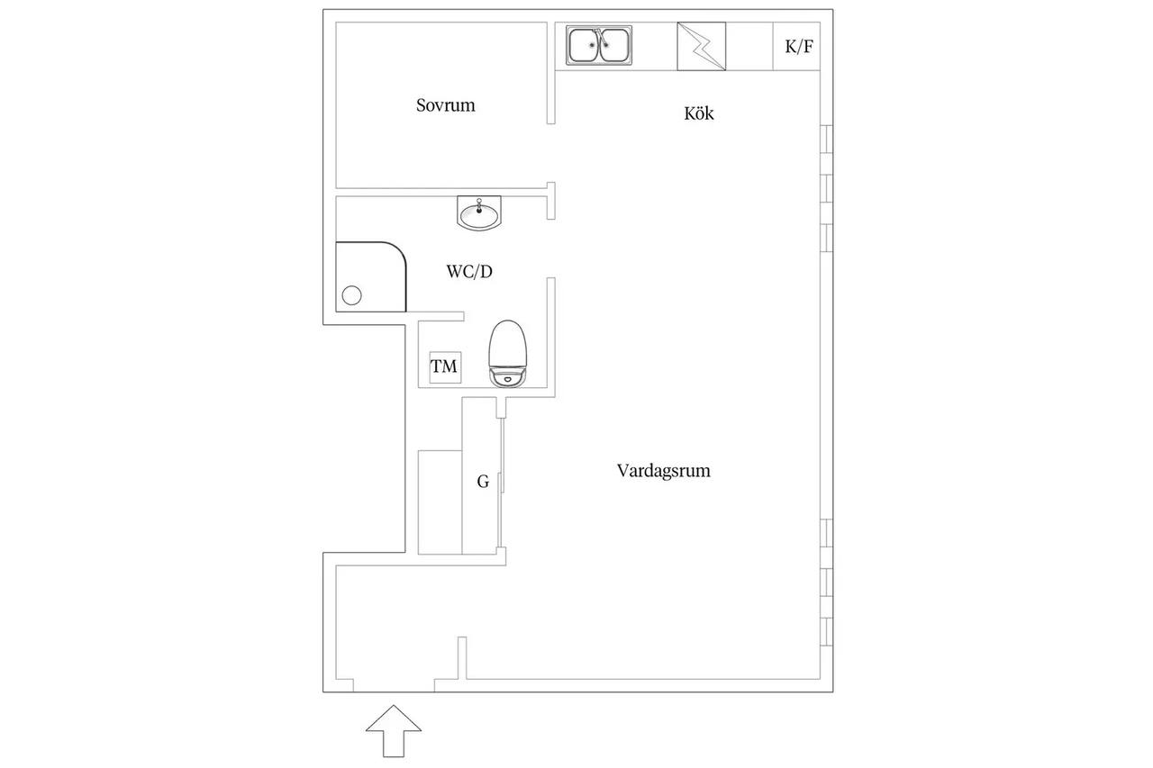 Floor plan for Västgötagatan 1