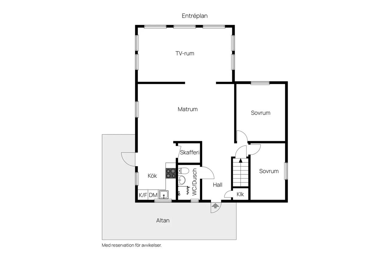 Floor plan for Horstagränd 3