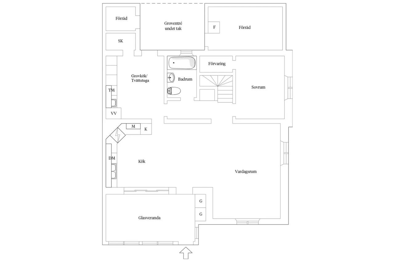 Floor plan for Korgebovägen 69