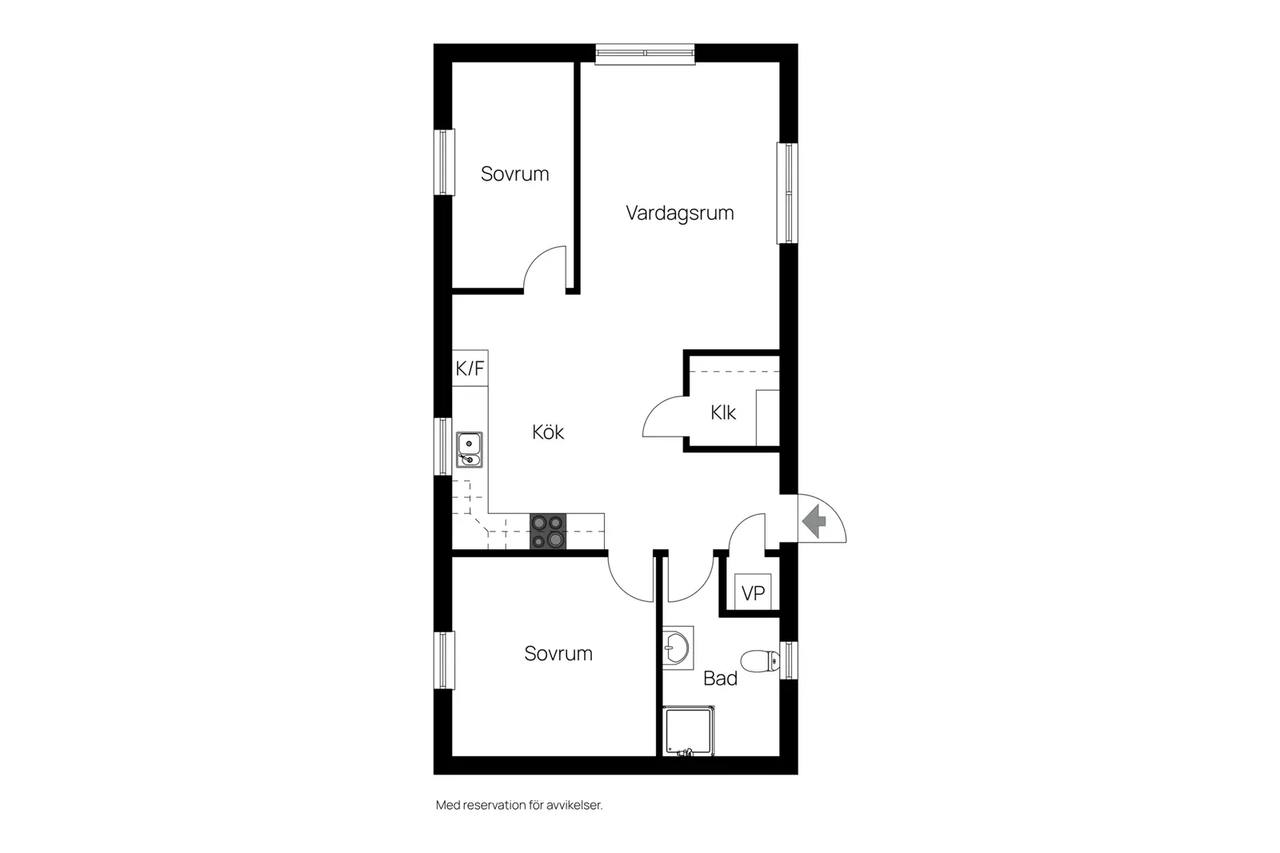 Floor plan for Klinta 12