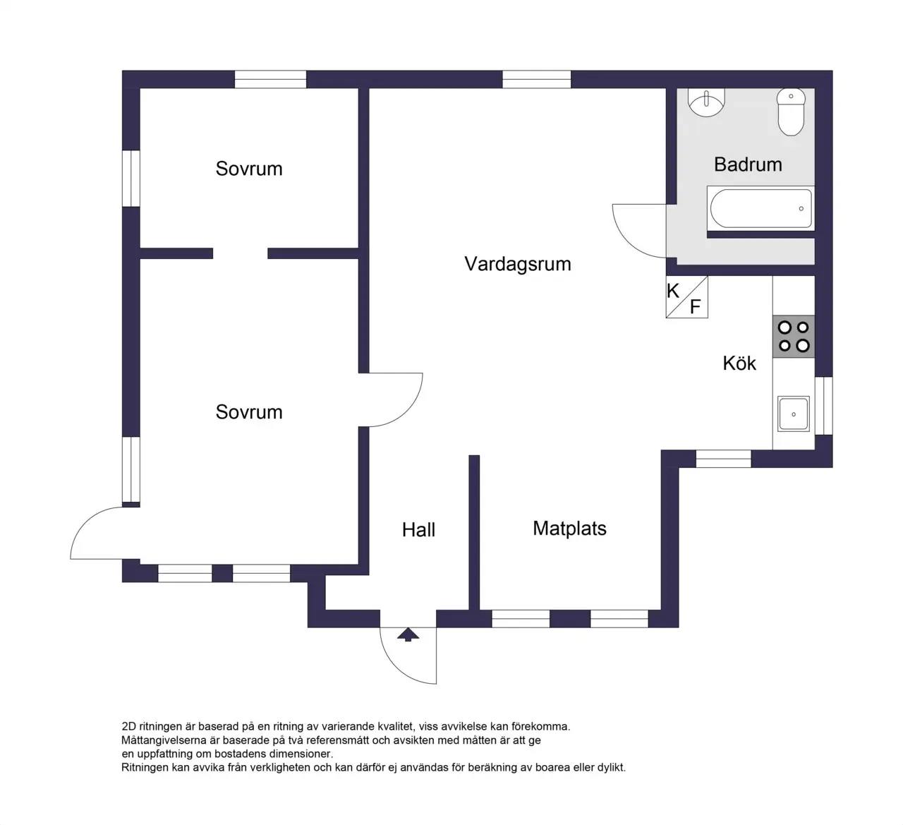 Floor plan for Kastanjegången 120