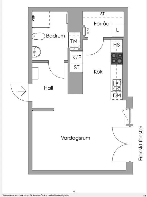 Planritning för Solnavägen 37