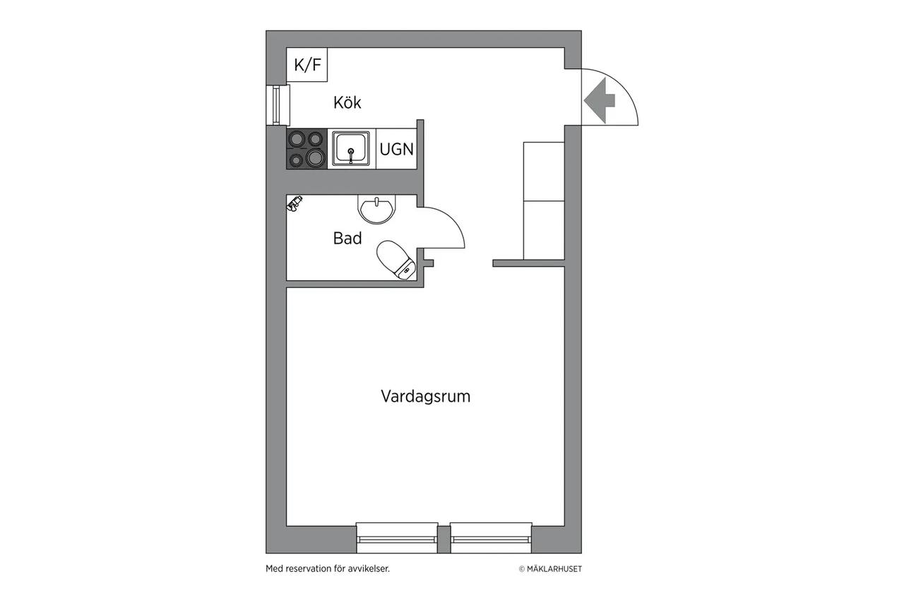 Floor plan for Engelbrektsgatan 105a