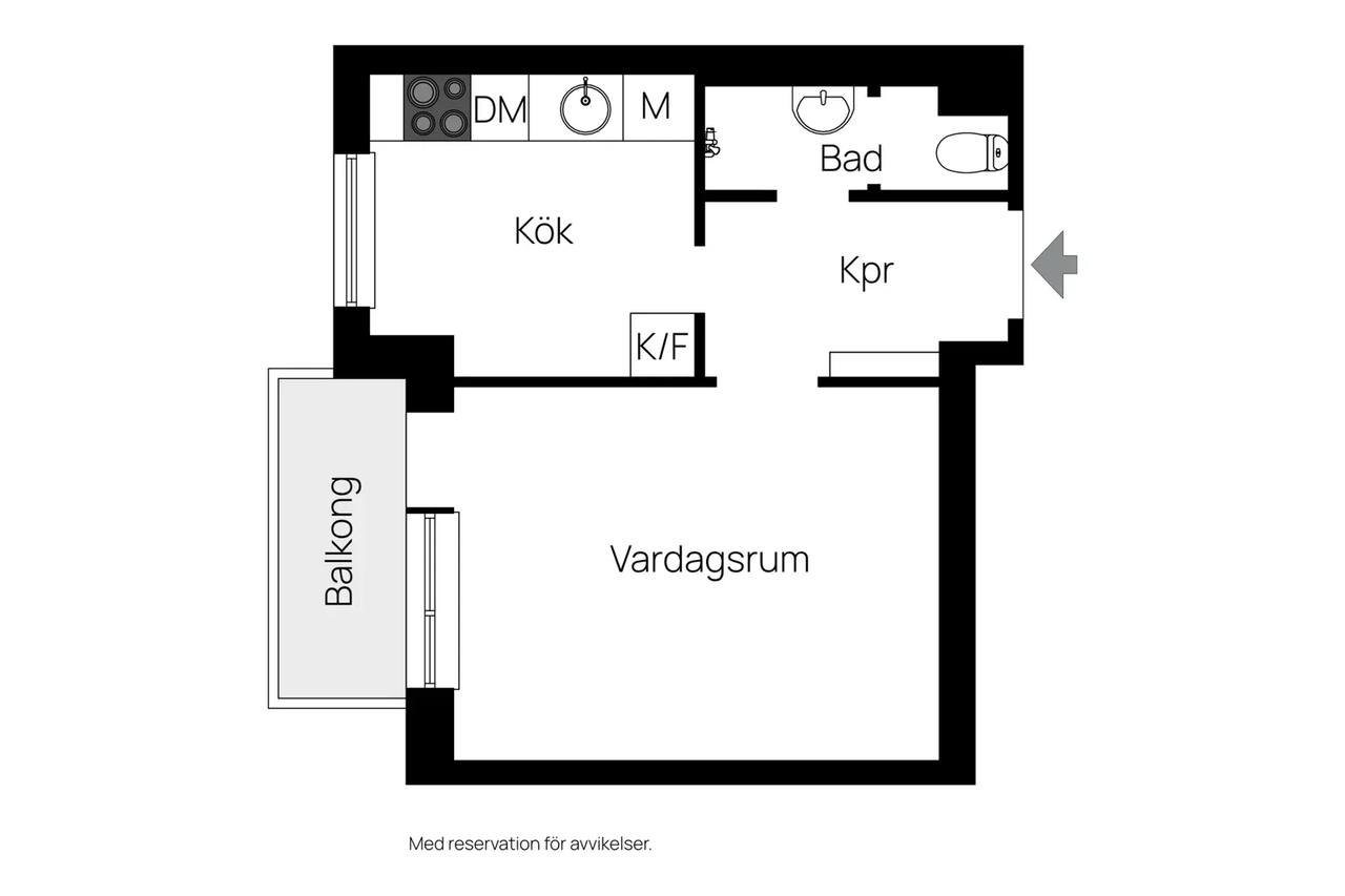 Floor plan for Himmelstalundsvägen 25