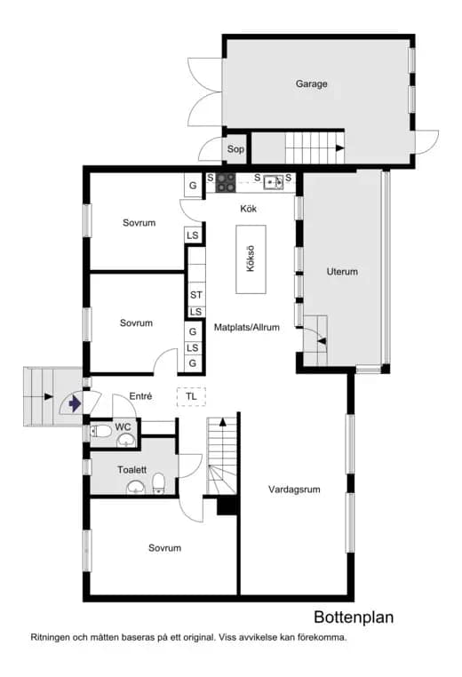Planritning för Törngatan 6