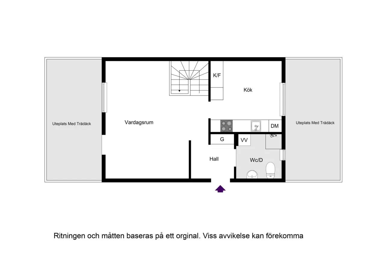 Floor plan for Kosmosgränd 56