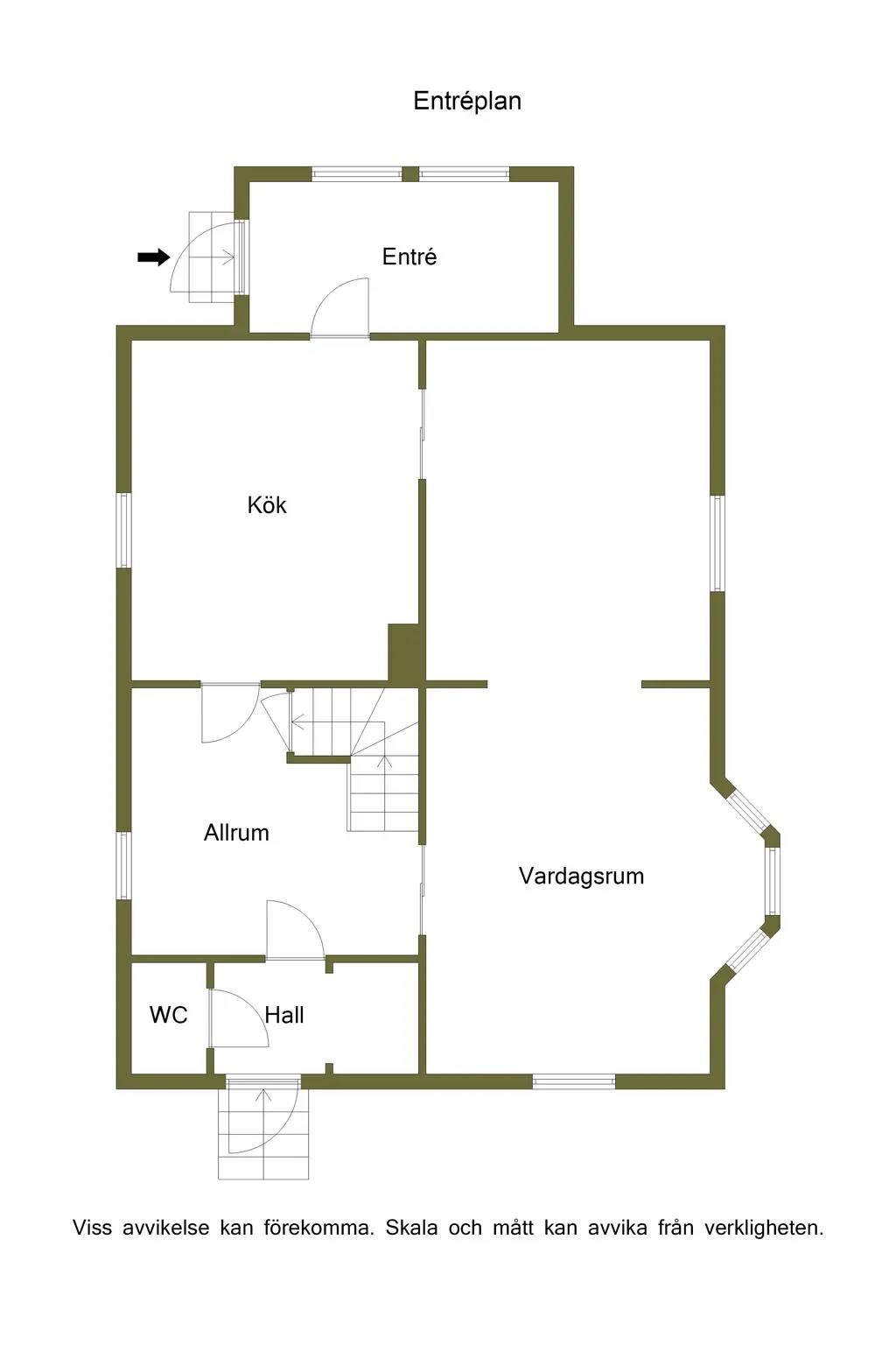 Floor plan for Hagalundsgatan 26