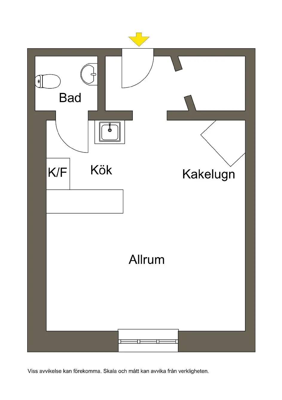 Floor plan for Alamedan 6B