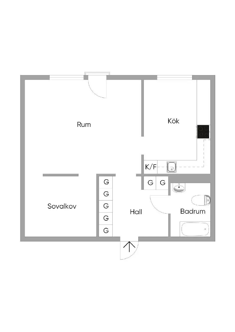 Planritning för Heimdallsvägen 27