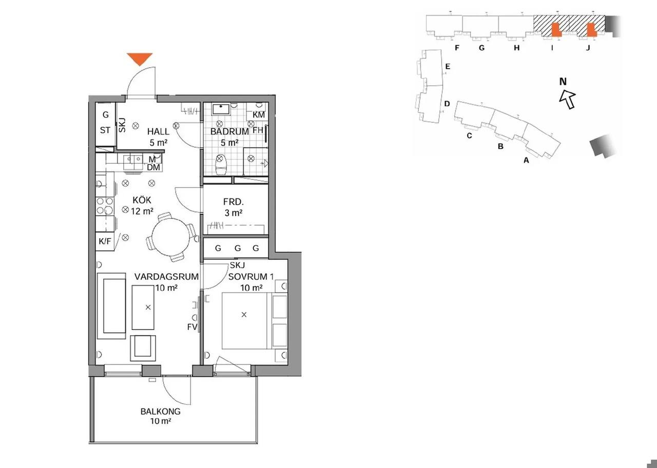 Floor plan for Rallarrosgränd 20