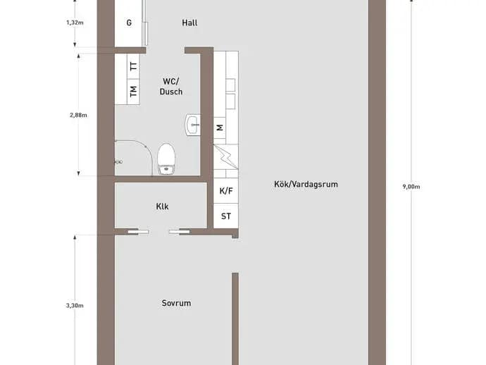 Floor plan for Kunskapslänken 98