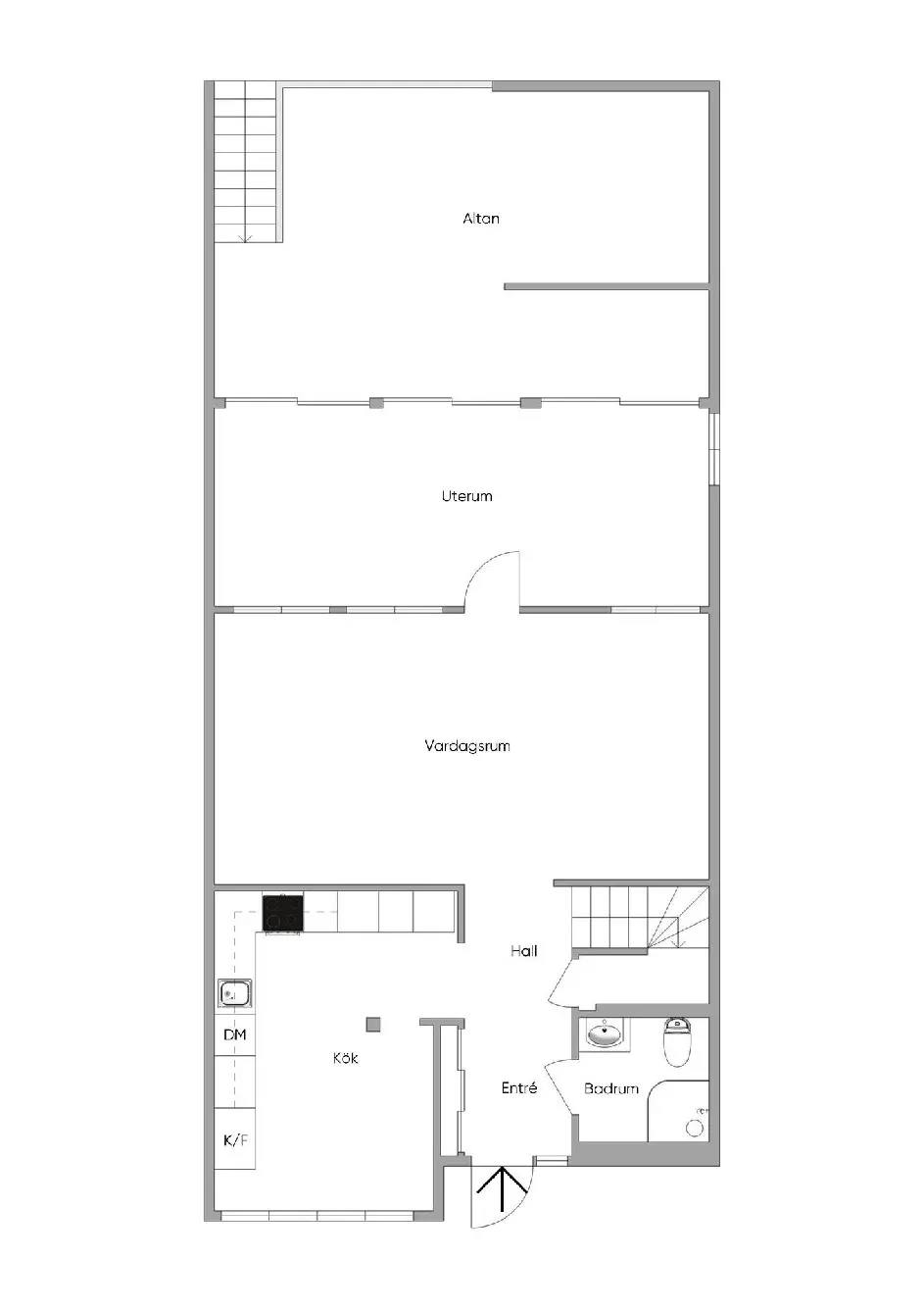 Planritning för Varnbäcksvägen 37