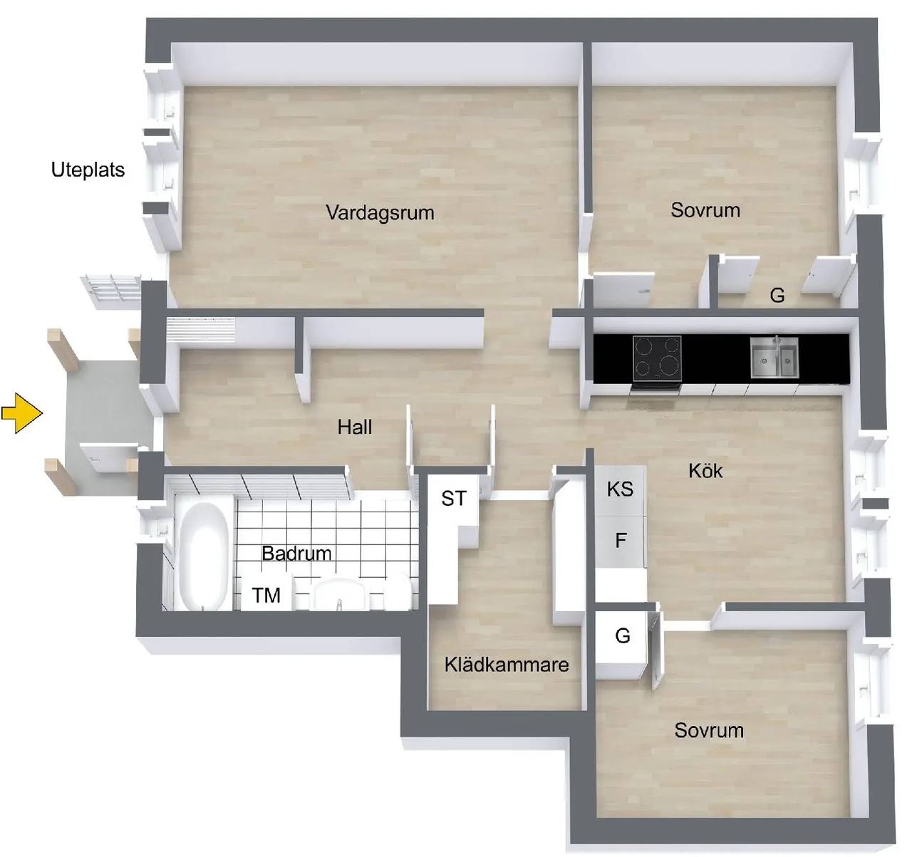 Planritning för Bergslagsresan 72