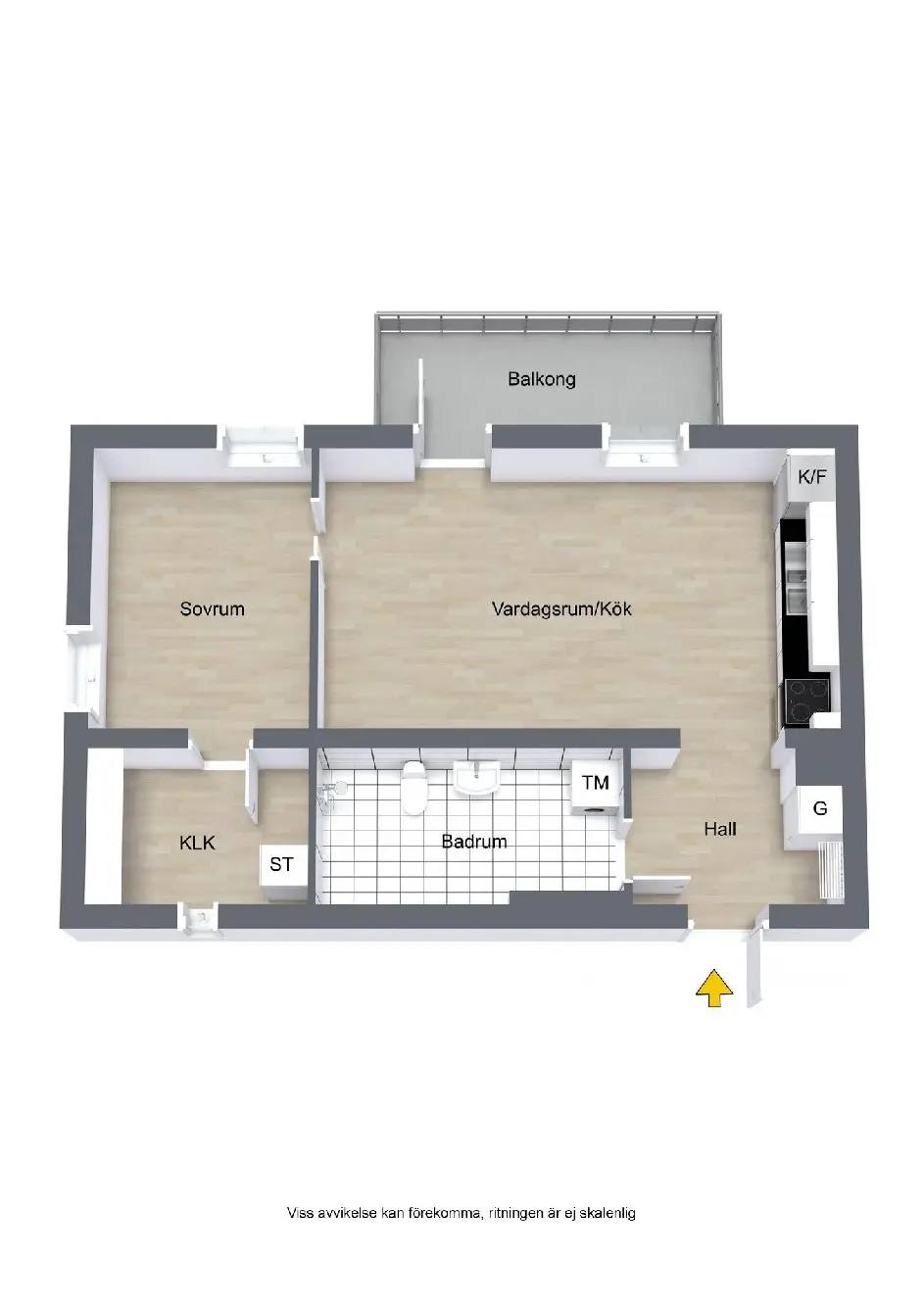 Planritning för Stackmolnsvägen 87D