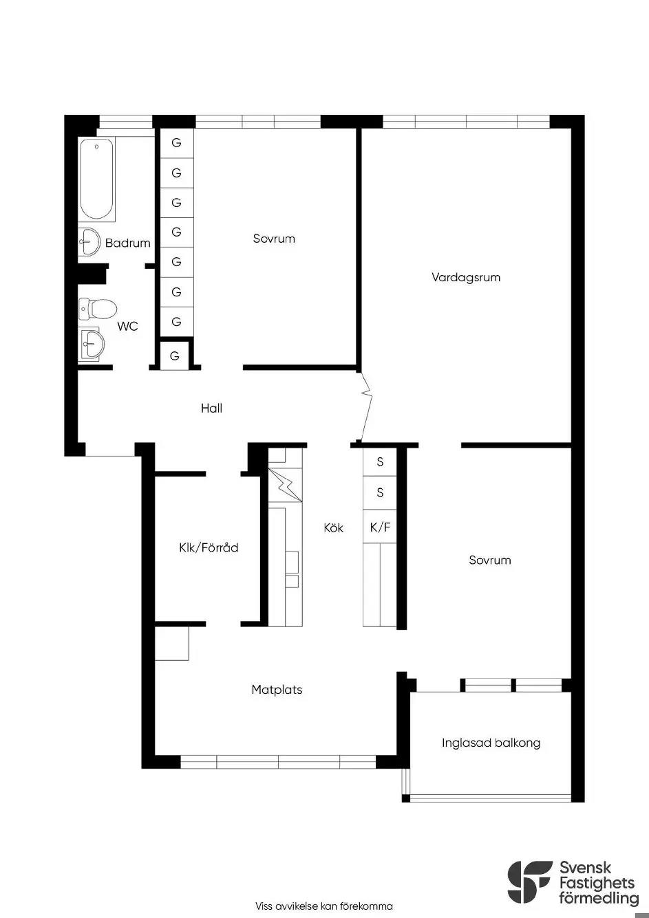 Planritning för Gråsparvsvägen 22
