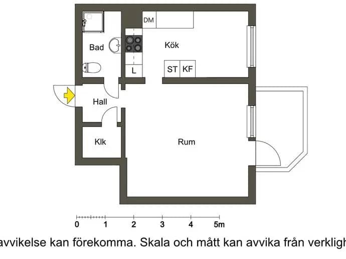 Floor plan for Lysingsvägen 7A