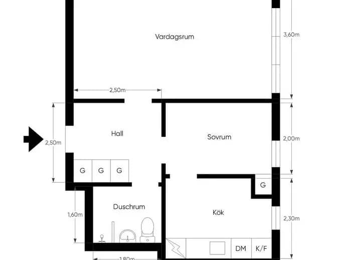 Planritning för Engelbrektsgatan 9